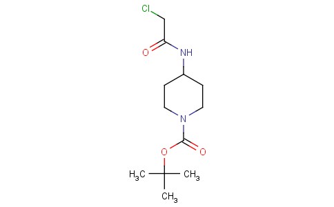 1-Piperidinecarboxylic acid, 4-[(2-chloroacetyl)amino]-, 1,1-dimethylethyl ester